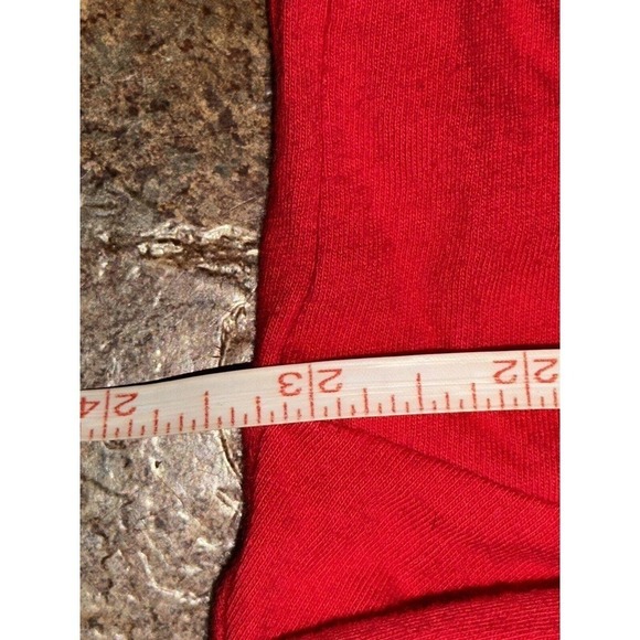 Bella Canvas Unisex Crew Neck Red Shirt Size 2XL - Picture 6 of 7